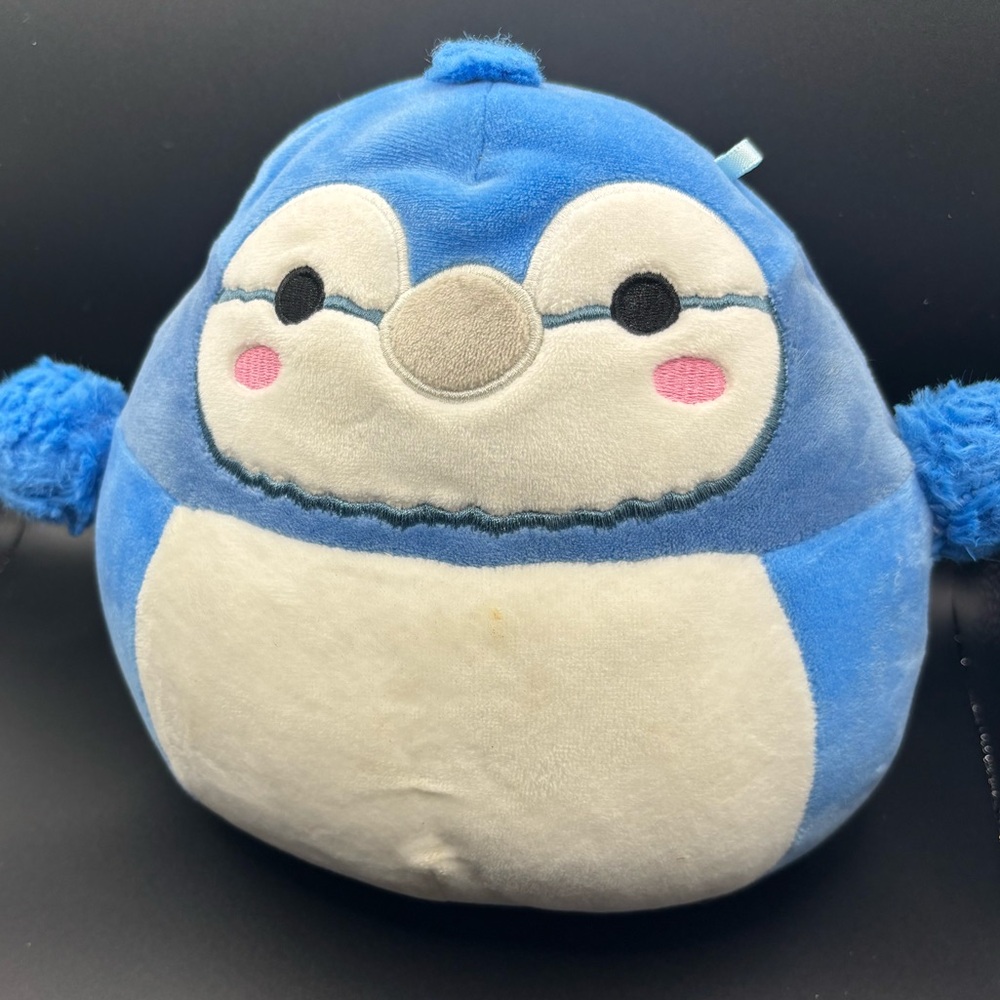 Squishmallows Blue and White Stuffed Animal